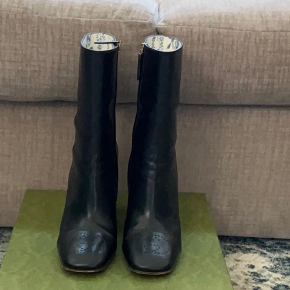 Gucci Hills Logo Bootie